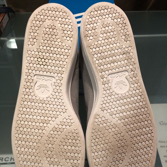 Adidas Stan Smith 10.5 suede leather grey - Picture 2 of 8